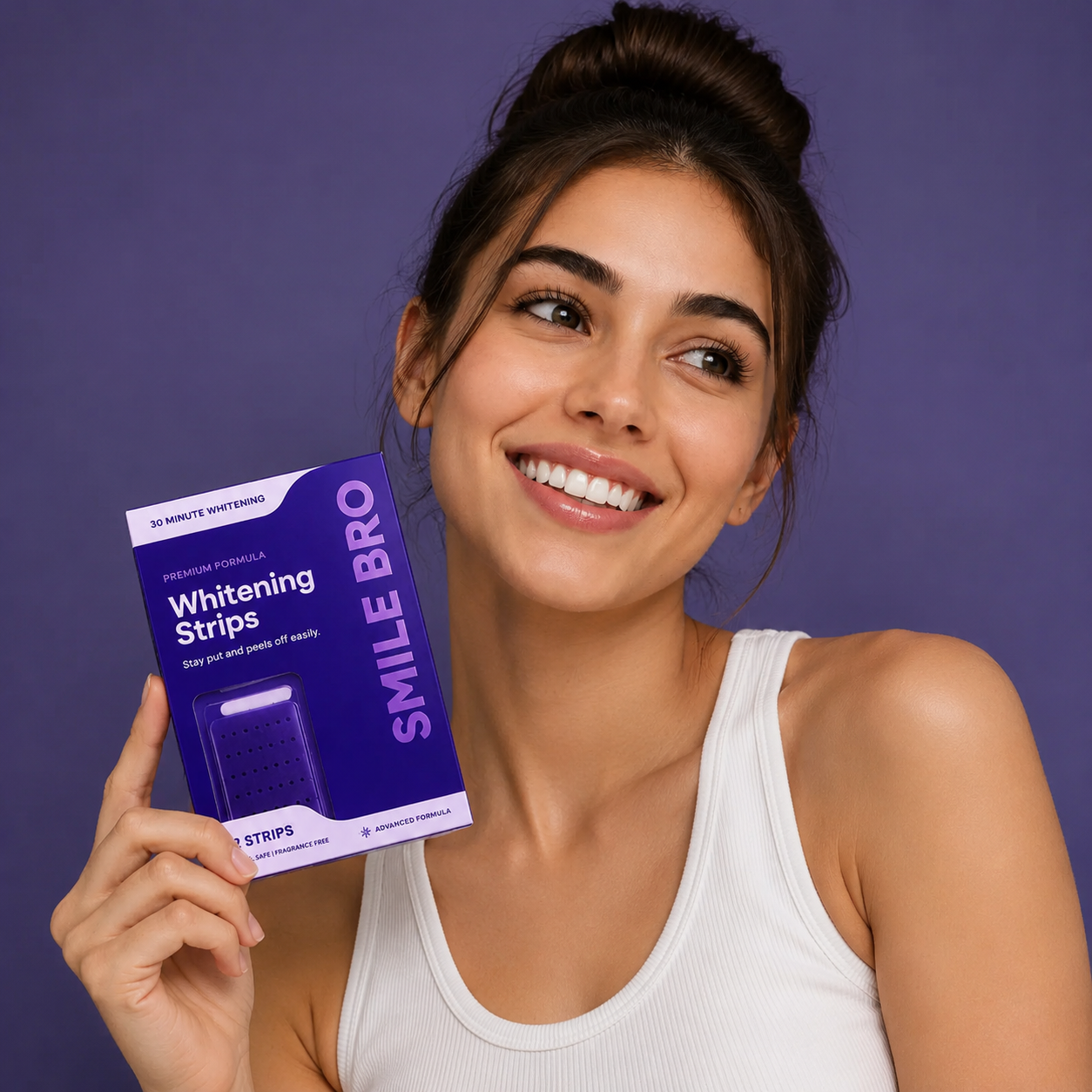 Smile Bro V-34 PAP+ Teeth Whitening Strips – 42 Strips (14 Treatments)